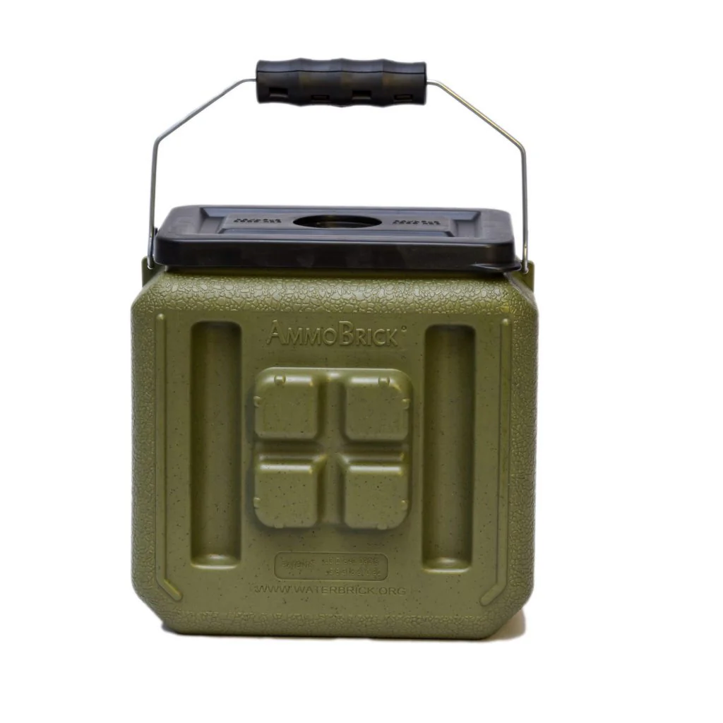 Half AmmoBrick Olive by WaterBrick - 5-Pack - Image 2
