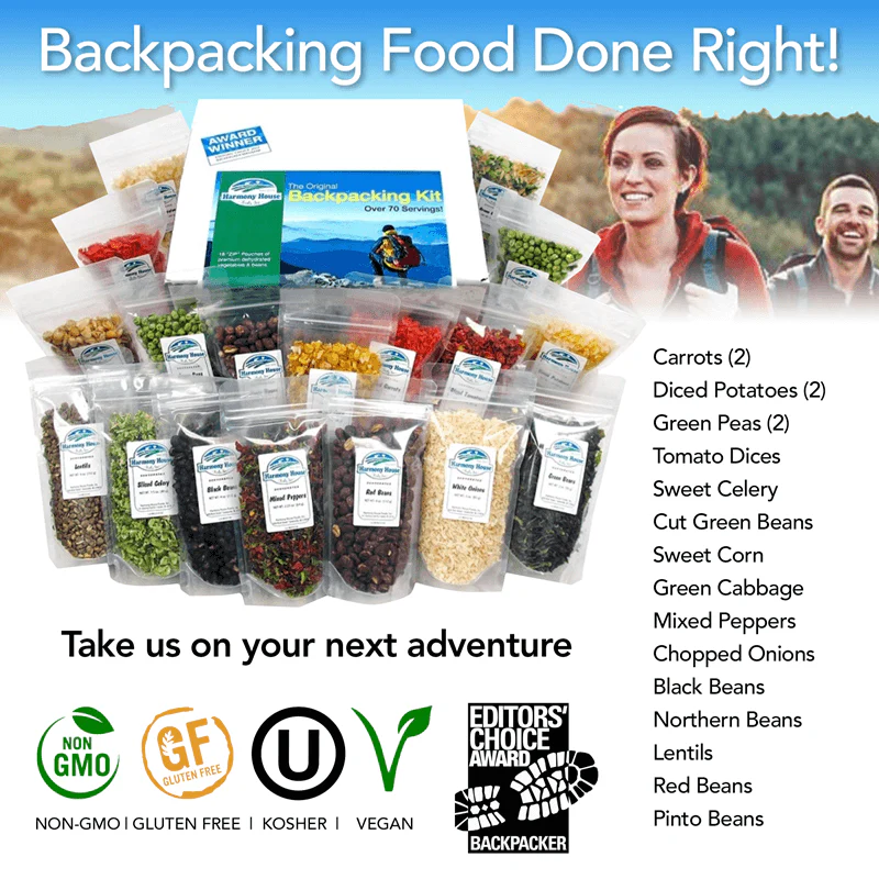 Harmony House Backpacking Kit (18 Zip Pouches) - Image 2