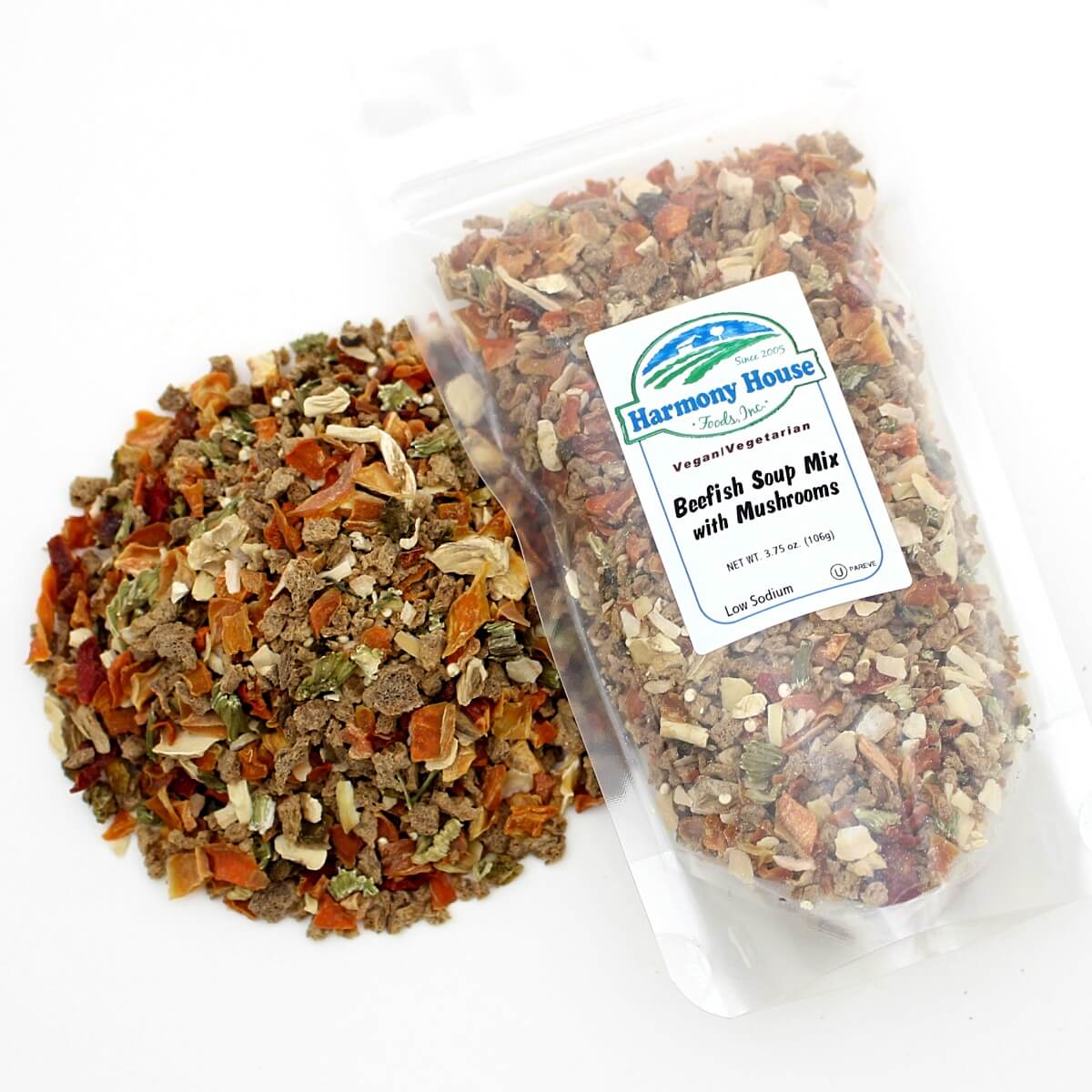 Harmony House Beefish Soup Mix with Mushrooms - Plain (3.75 oz) - Image 3