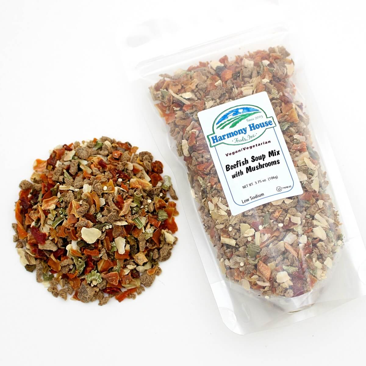 Harmony House Beefish Soup Mix with Mushrooms - Plain (3.75 oz) - Image 4