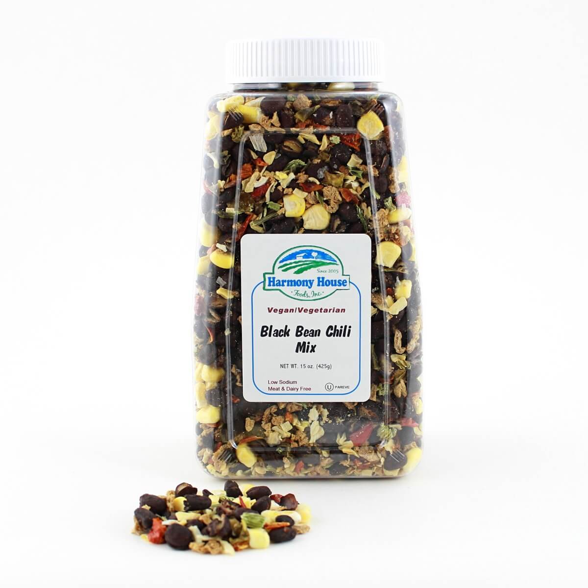 Harmony House Black Bean Chili Mix - Plain (13.5 oz) - Image 3