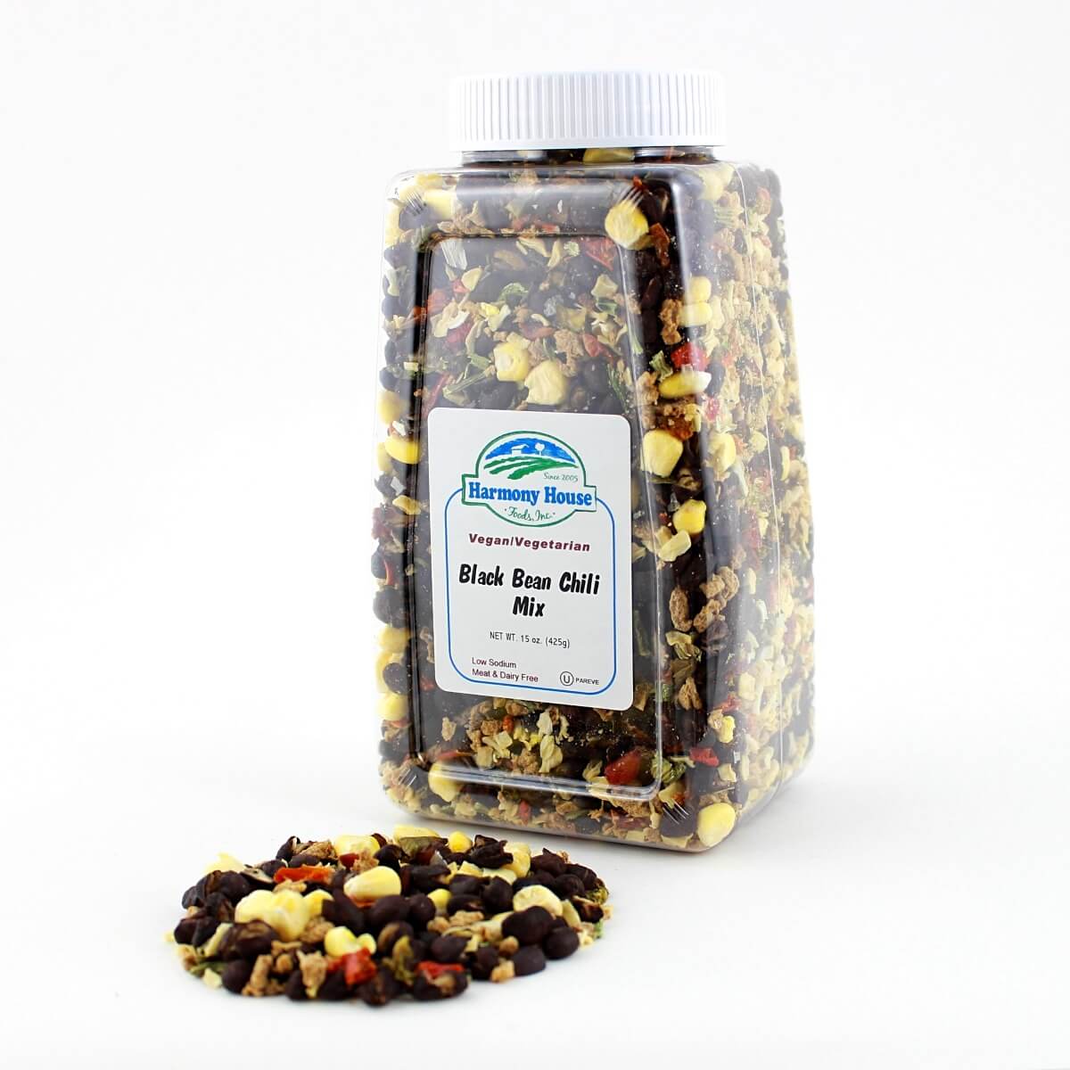 Harmony House Black Bean Chili Mix - Plain (13.5 oz) - Image 4