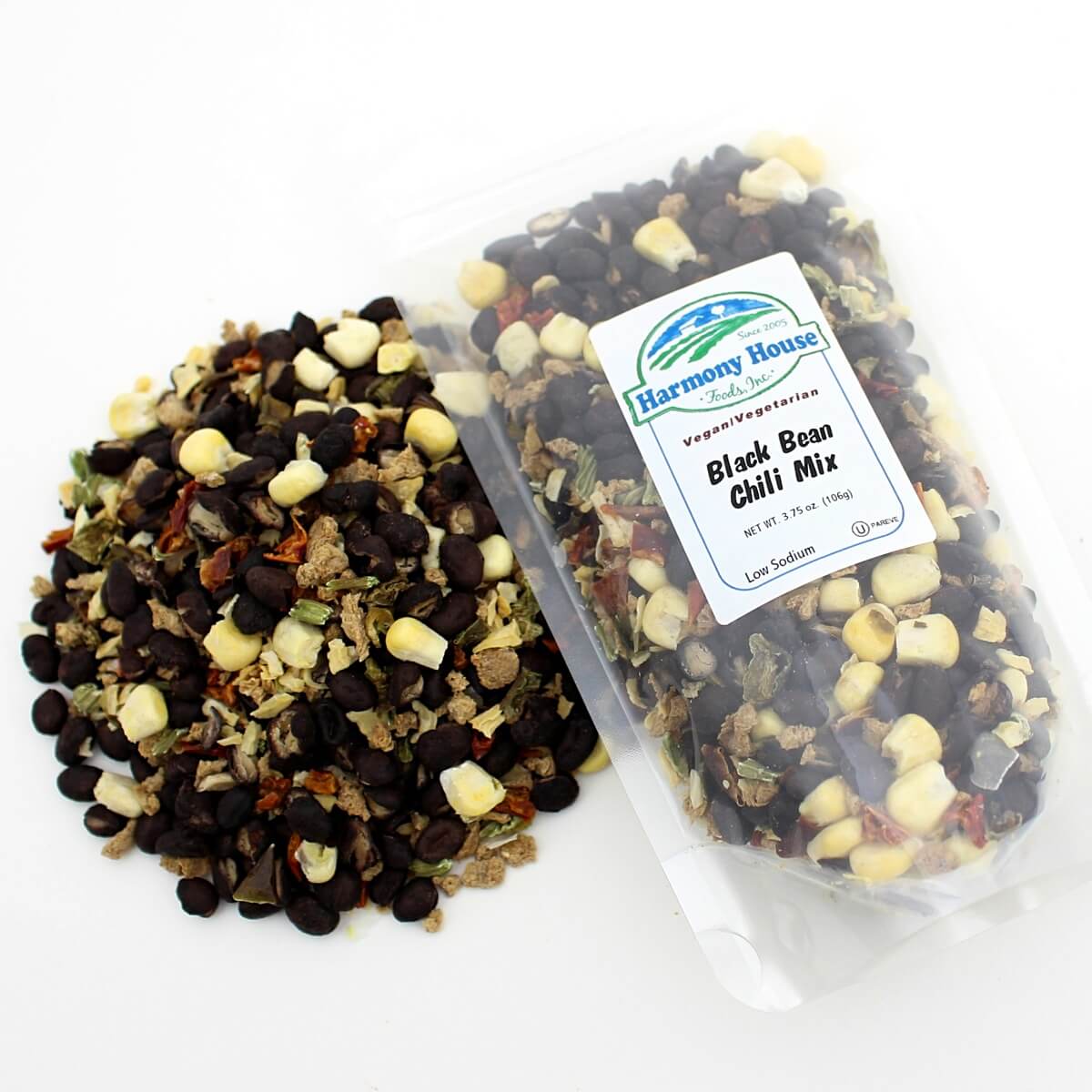 Harmony House Black Bean Chili Mix - Plain (3.75 oz) - Image 3