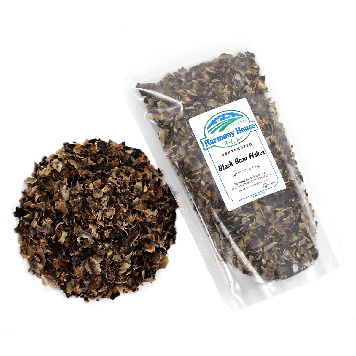 Harmony House Black Bean Flakes (2.5 oz) - Image 3