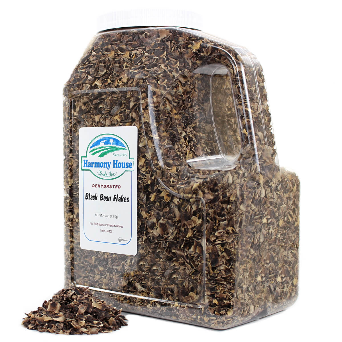Harmony House Black Bean Flakes (46 oz) - Image 4