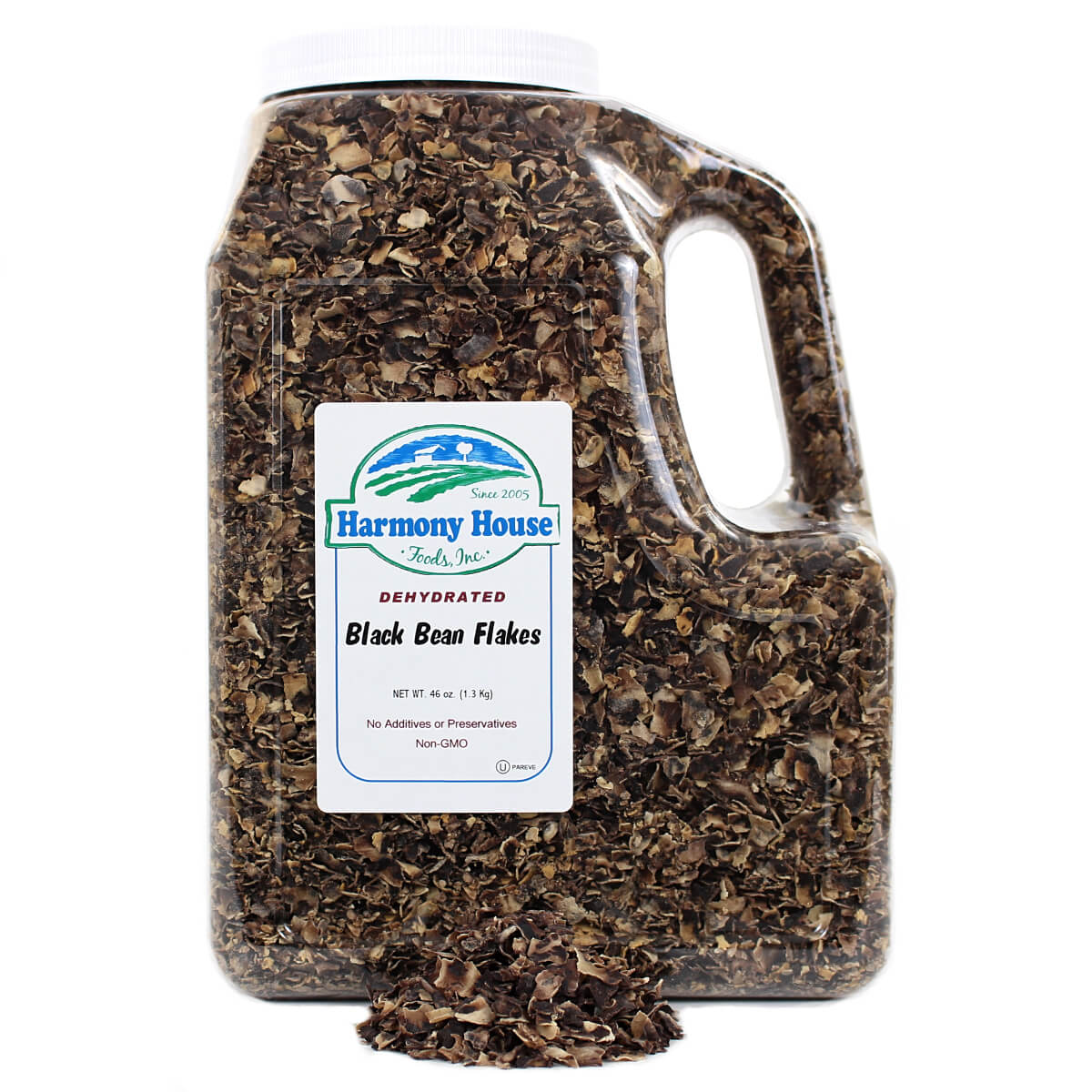 Harmony House Black Bean Flakes (46 oz) - Image 5