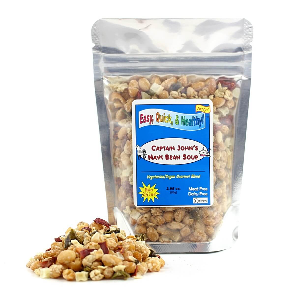 Harmony House Captain John's Navy Bean Soup (2.95 oz) - Image 5