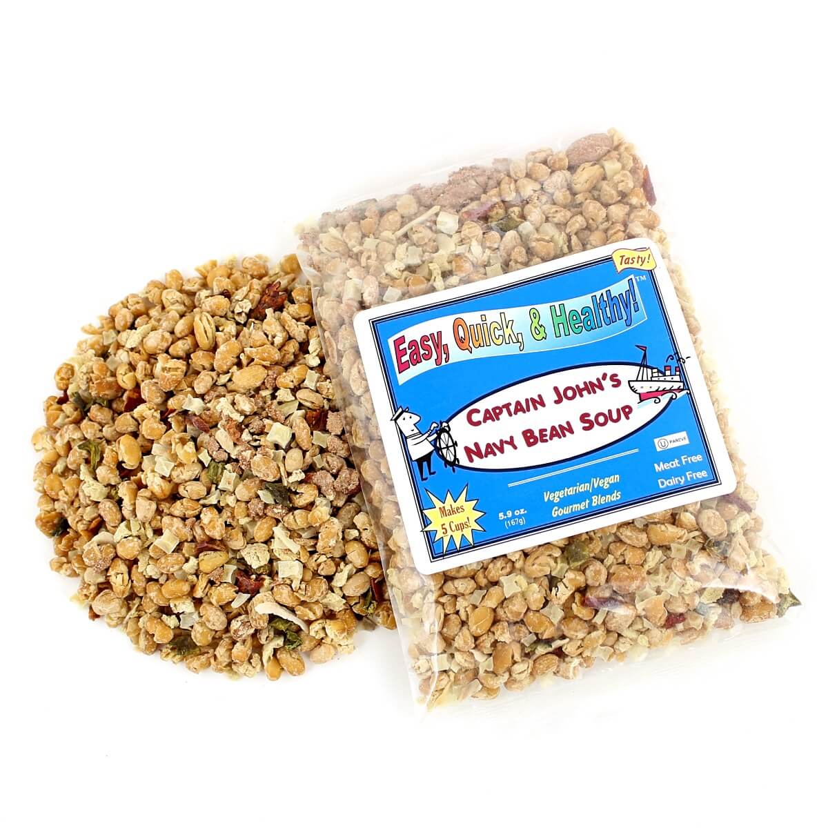 Harmony House Captain John's Navy Bean Soup (5.9 oz) - Image 3