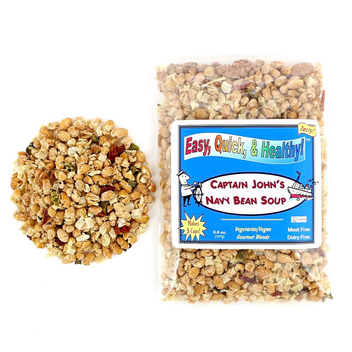 Harmony House Captain John's Navy Bean Soup (5.9 oz) - Image 4