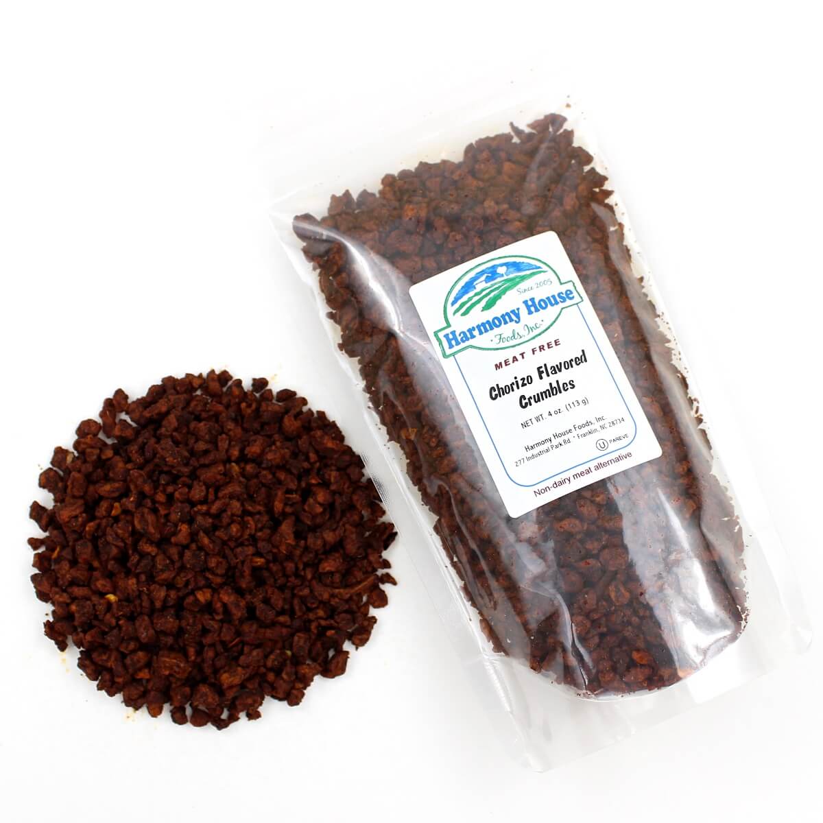 Harmony House Chorizo Flavored Crumbles (4 oz) - Image 3