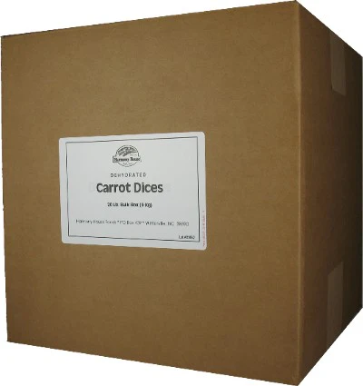 Harmony House Dried Carrots (20 lbs.) - Image 2