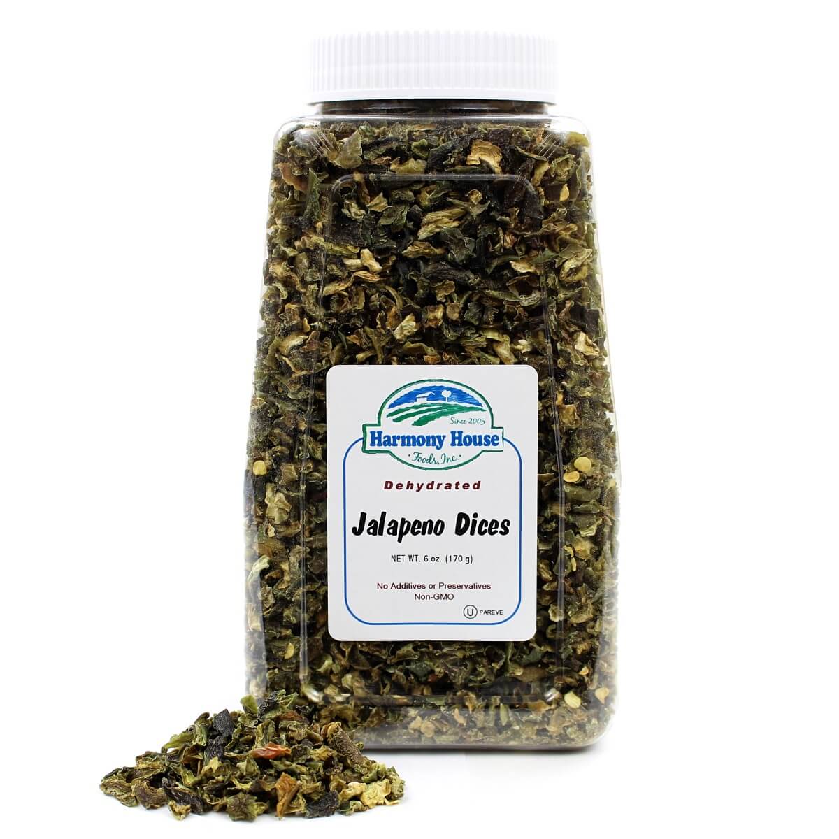 Harmony House Dried Jalapeno Dices (6 oz.) - Image 2