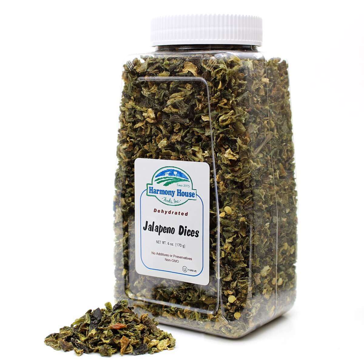 Harmony House Dried Jalapeno Dices (6 oz.) - Image 3