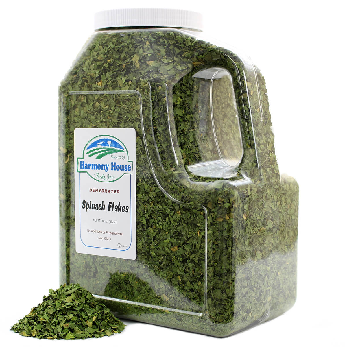 Harmony House Dried Spinach Flakes (16 oz.) - Image 5