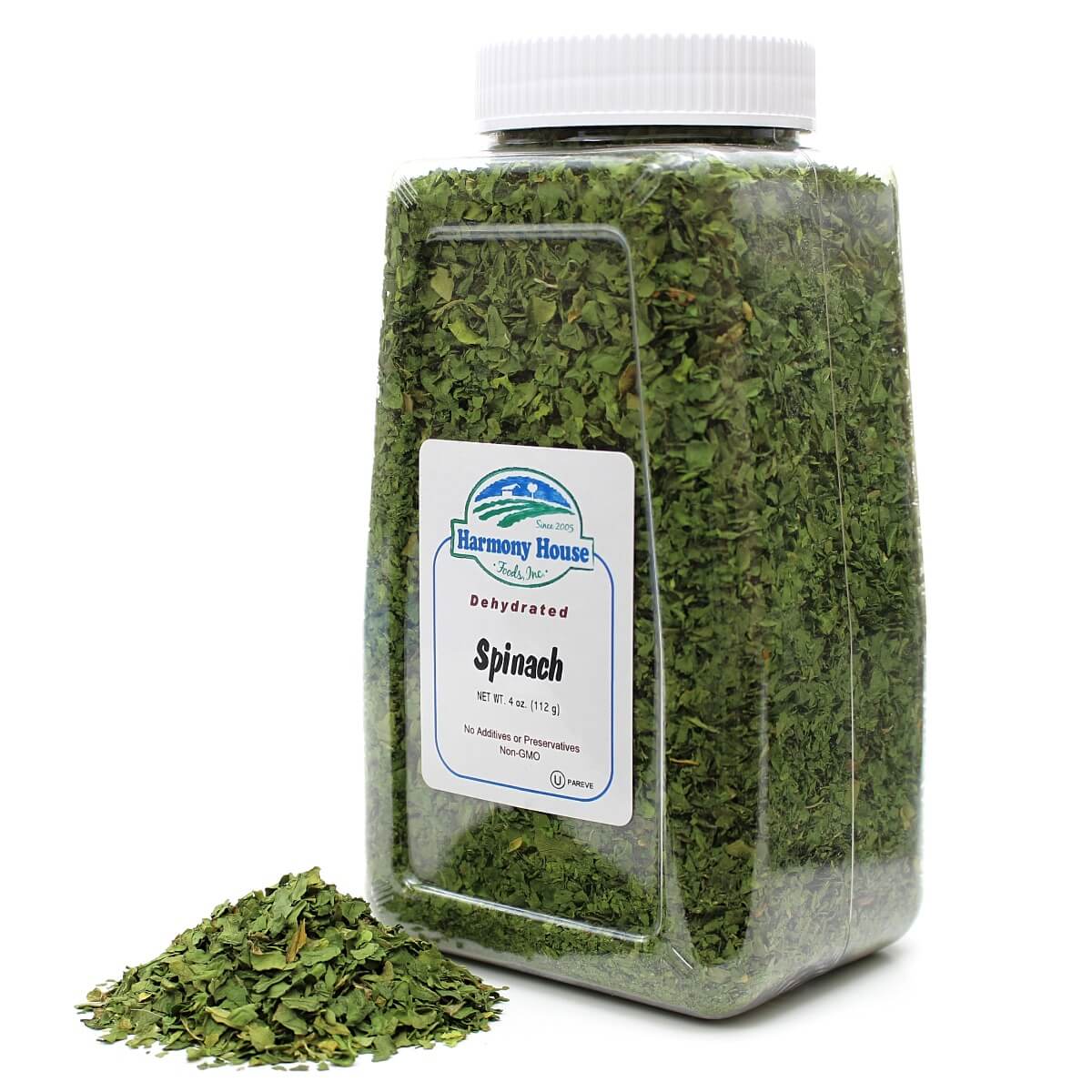 Harmony House Dried Spinach Flakes (4 oz.) - Image 4