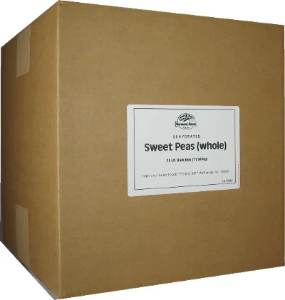 Harmony House Dried Sweet Peas (25 lbs.) - Image 2