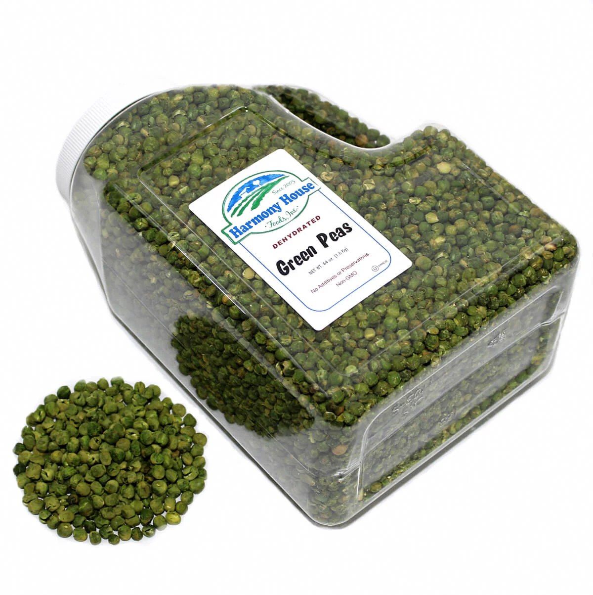 Harmony House Dried Sweet Peas (62 oz.) - Image 3