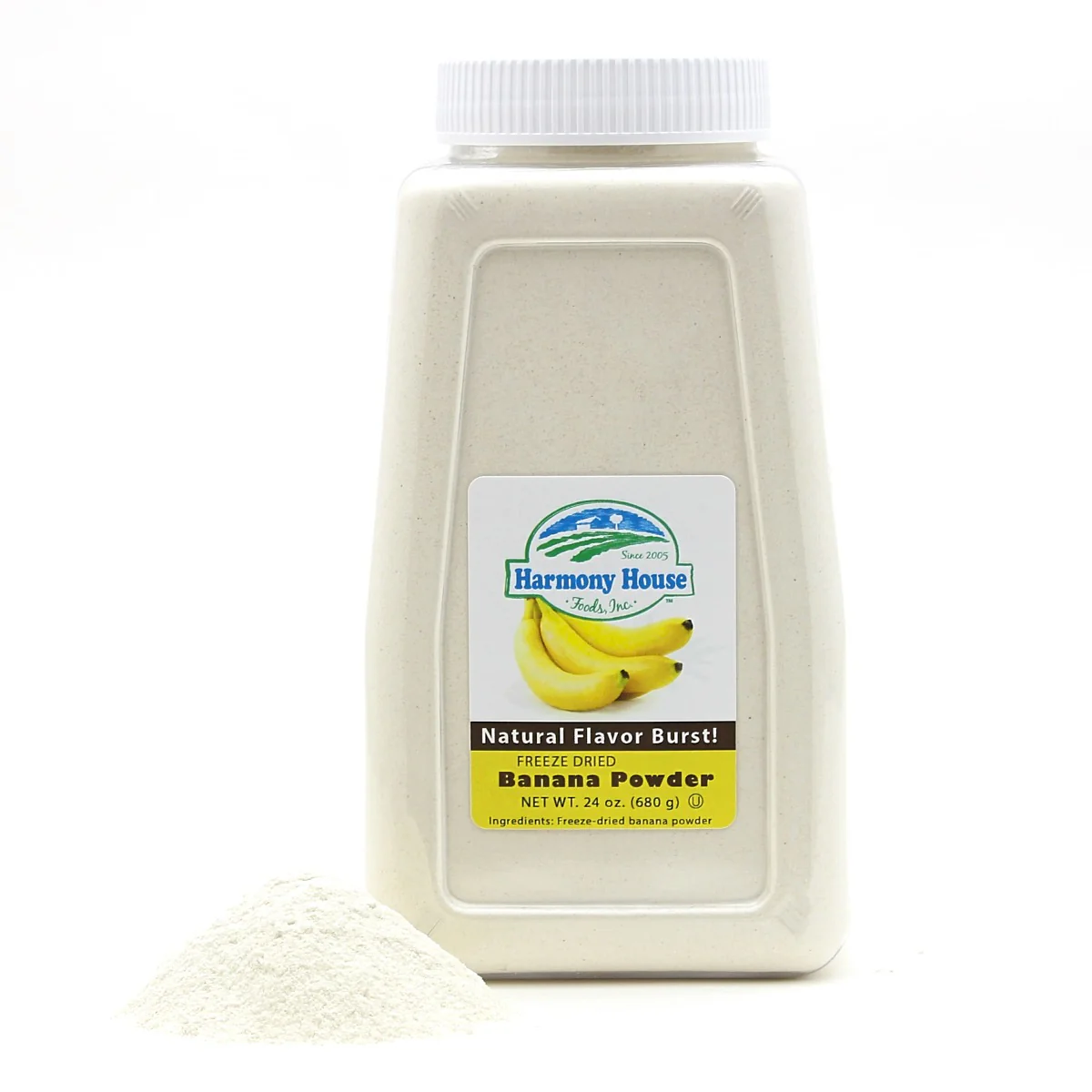 Harmony House Freeze Dried Banana Powder (4 Cups / 64 Tbs) - Image 3
