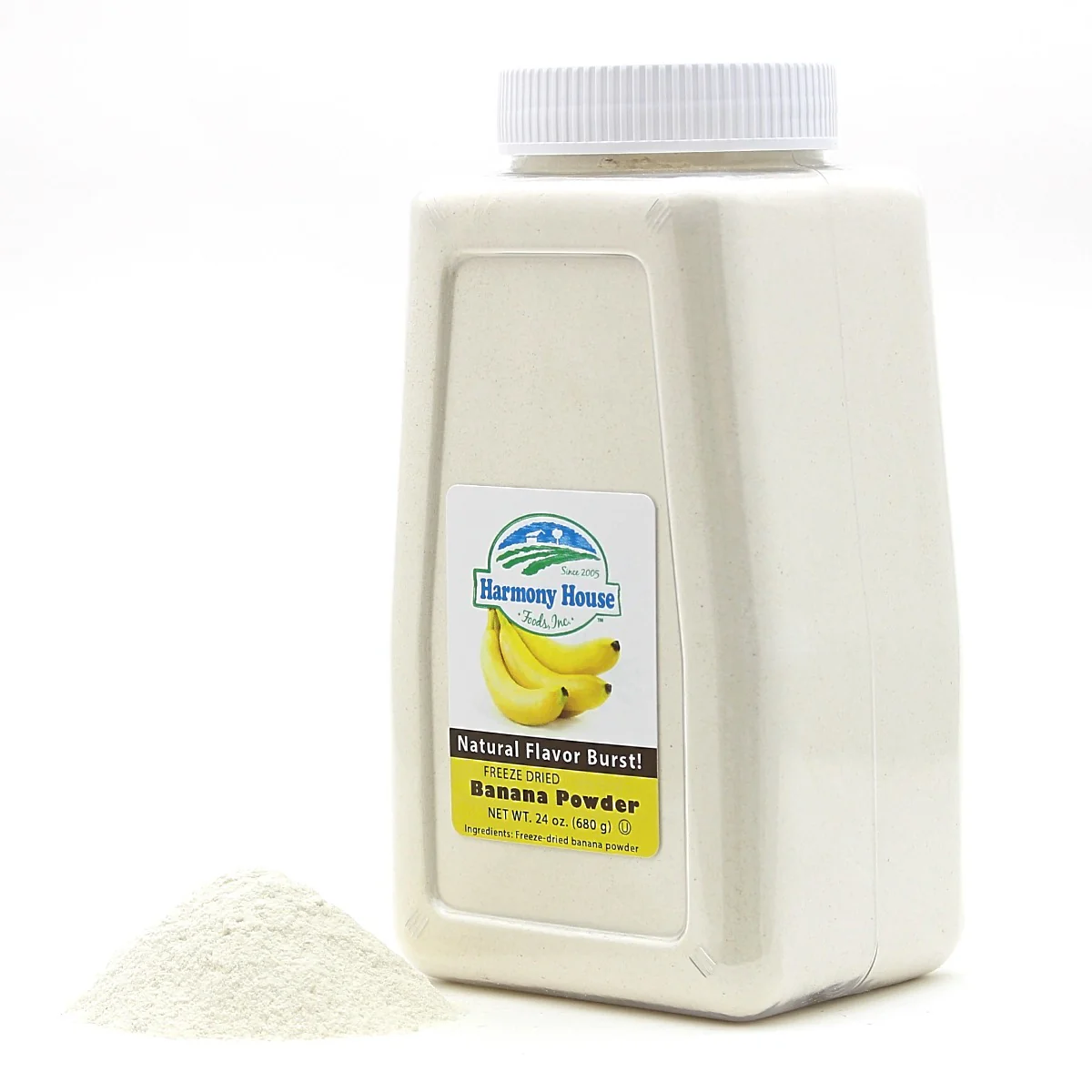 Harmony House Freeze Dried Banana Powder (4 Cups / 64 Tbs) - Image 4