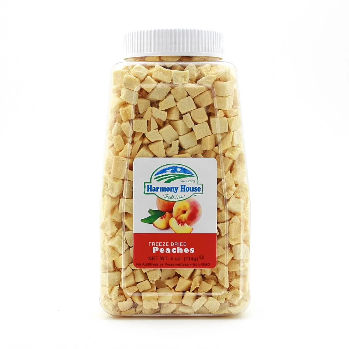 Harmony House Freeze Dried Peach Dices (2 oz.)