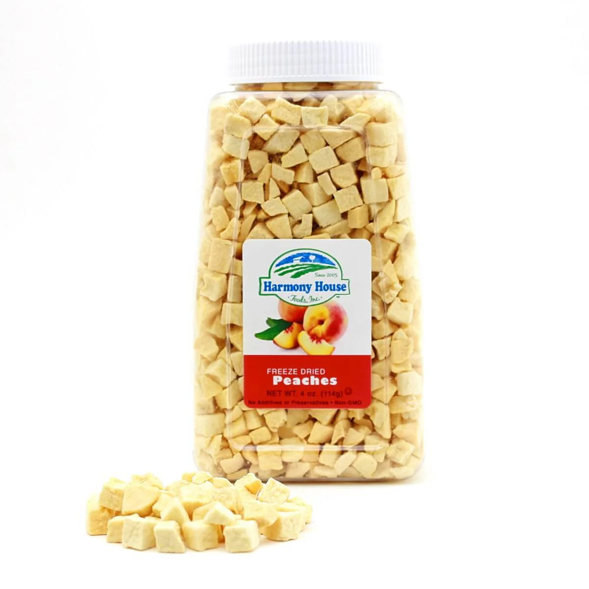 Harmony House Freeze Dried Peach Dices (2 oz.) - Image 3