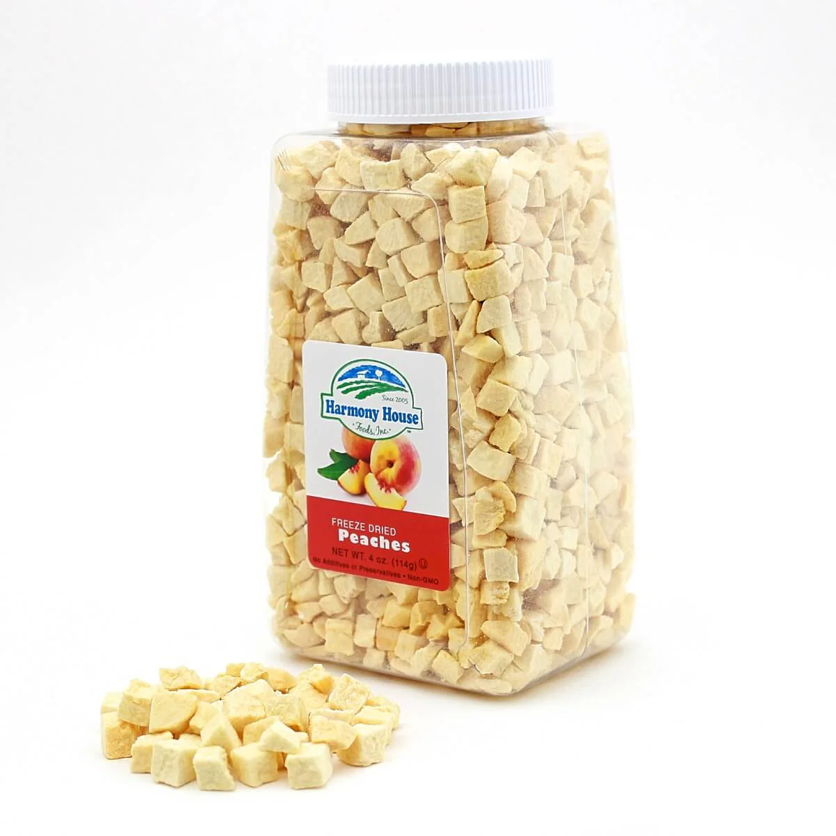 Harmony House Freeze Dried Peach Dices (2 oz.) - Image 4