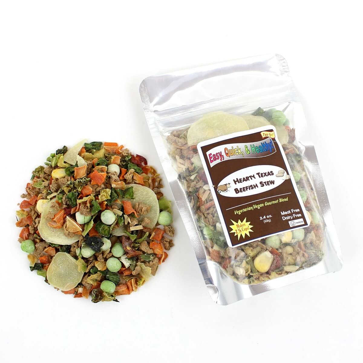 Harmony House Hearty Texas Beefish Stew (2.4 oz) - Image 4