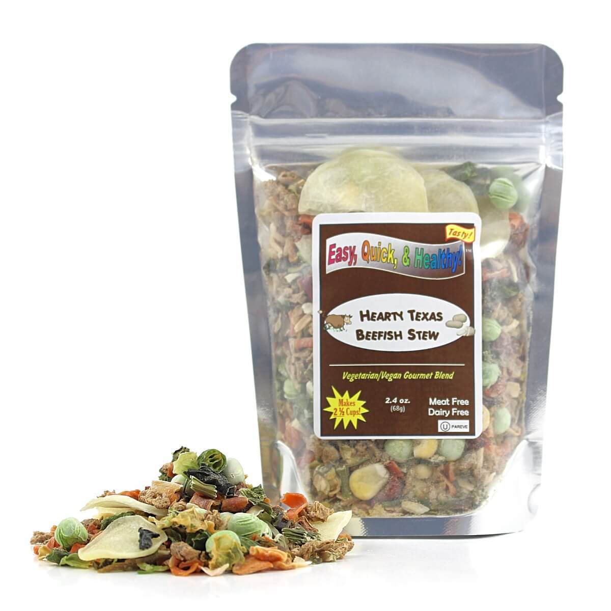 Harmony House Hearty Texas Beefish Stew (2.4 oz) - Image 5