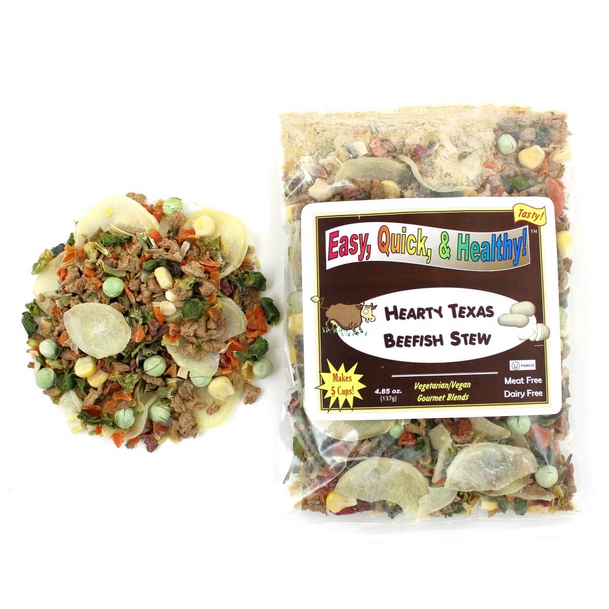 Harmony House Hearty Texas Beefish Stew (4.85 oz) - Image 4