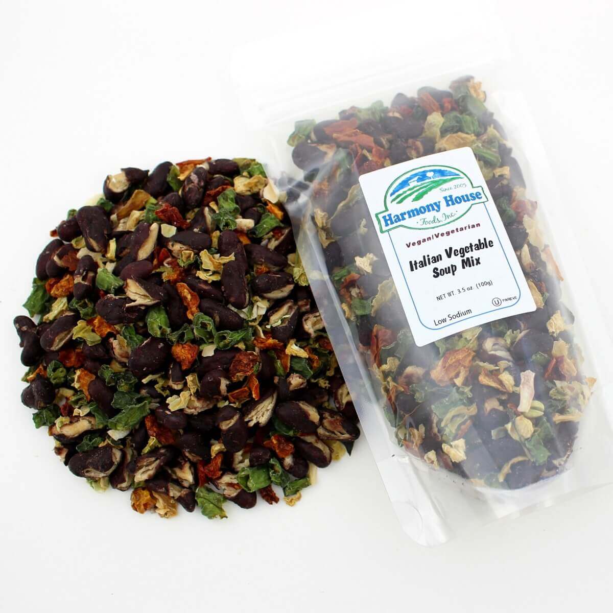 Harmony House Italian Vegetable Soup Mix - Plain (3.5 oz) - Image 3