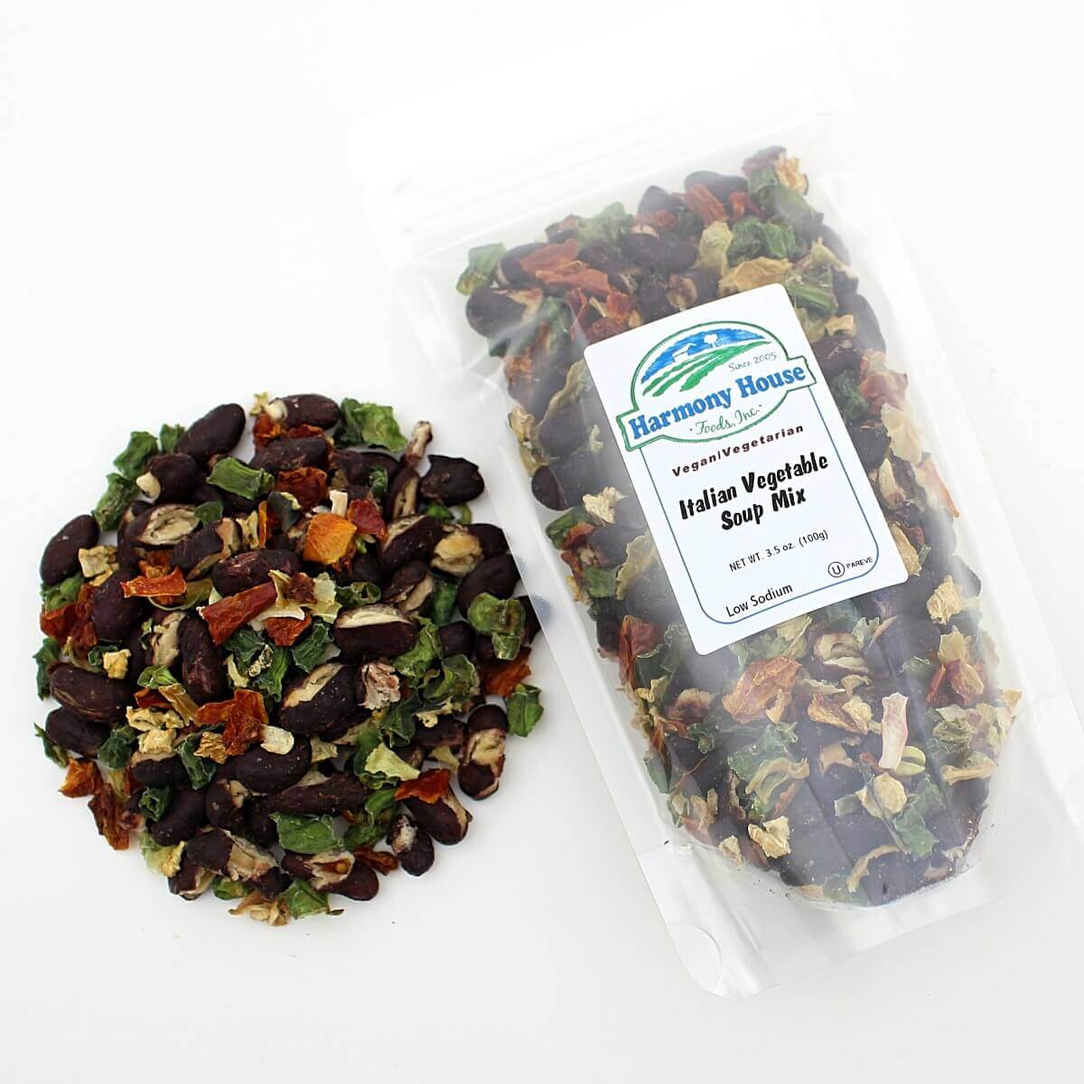 Harmony House Italian Vegetable Soup Mix - Plain (3.5 oz) - Image 4