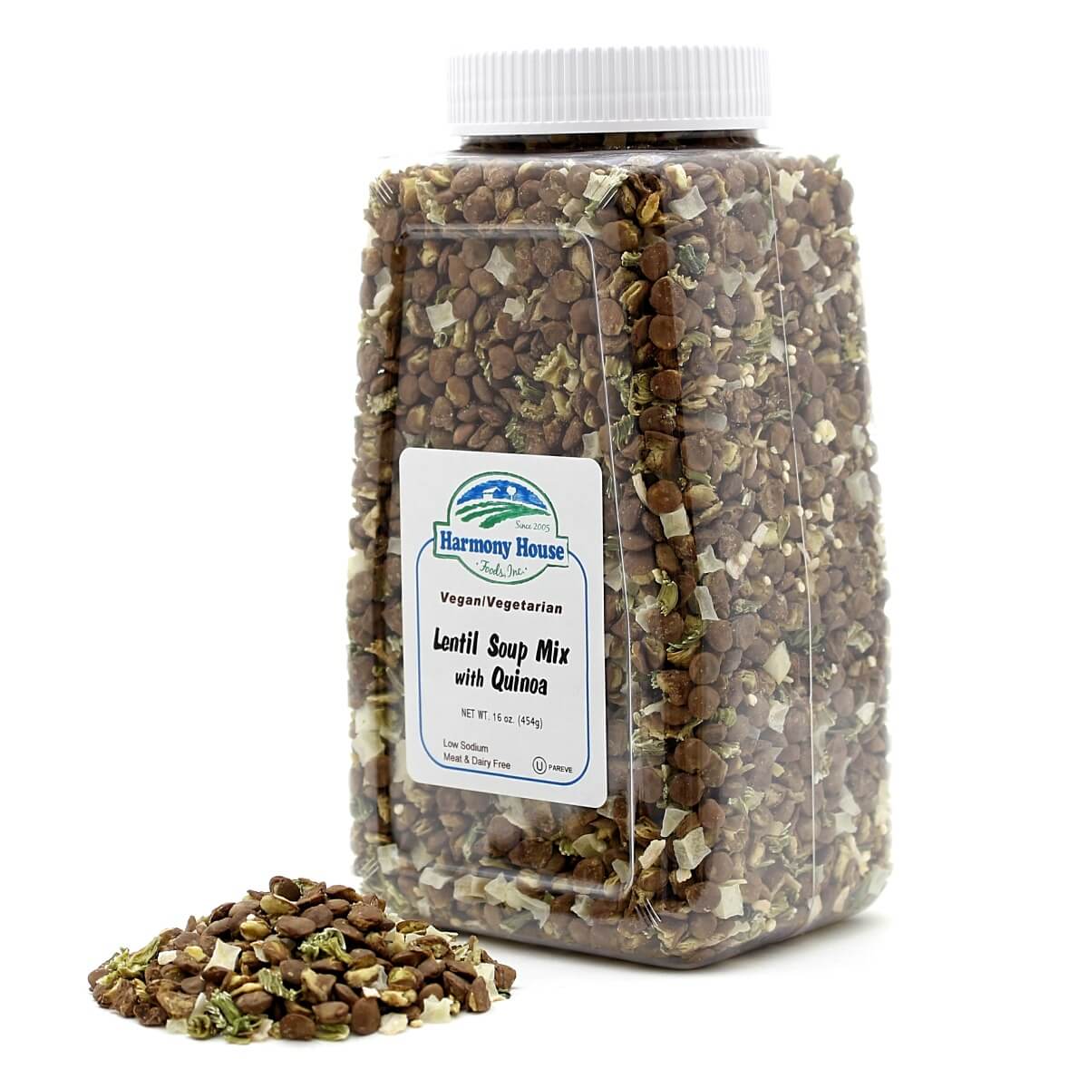 Harmony House Lentil Soup Mix - Plain (14.5 oz) - Image 3