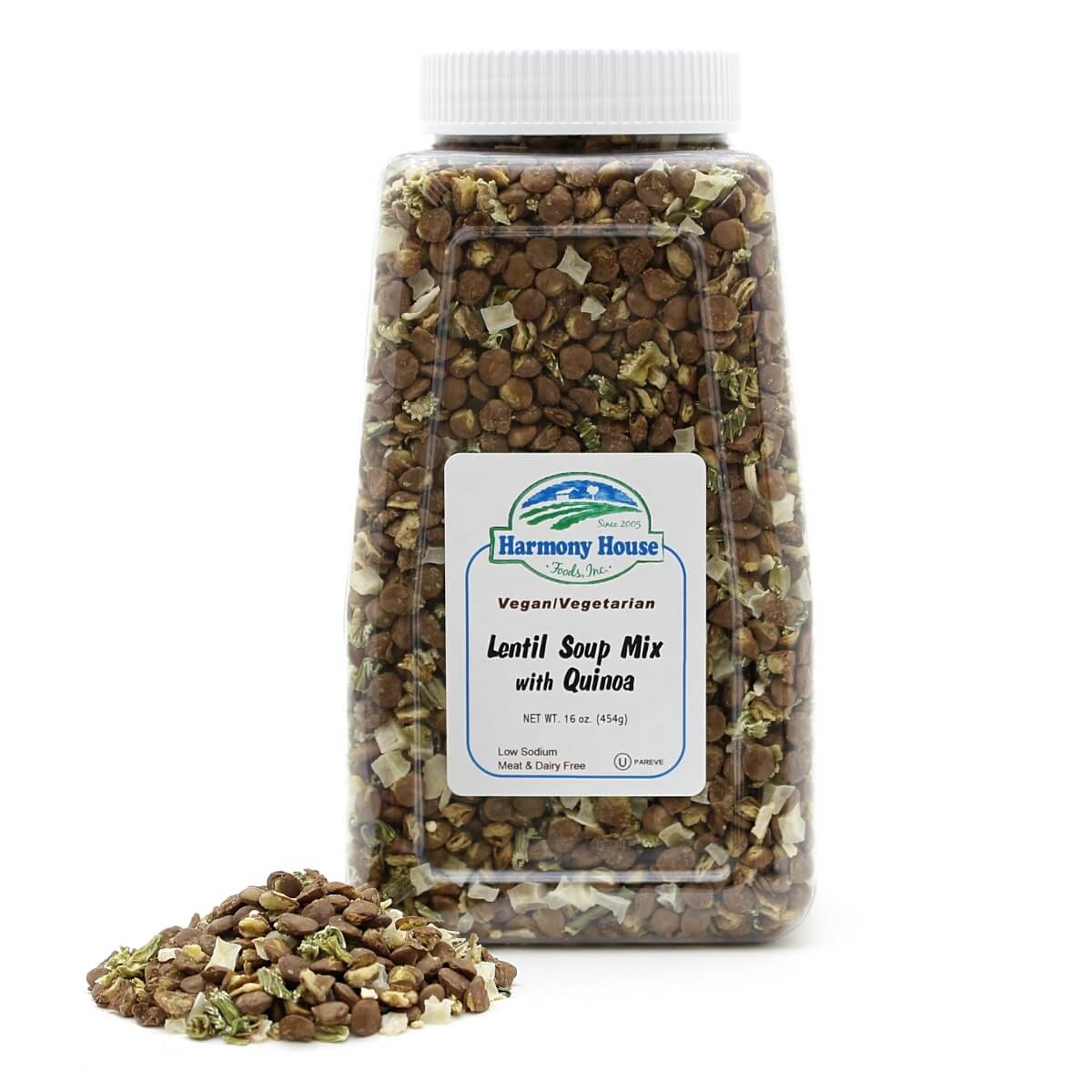 Harmony House Lentil Soup Mix - Plain (14.5 oz) - Image 4