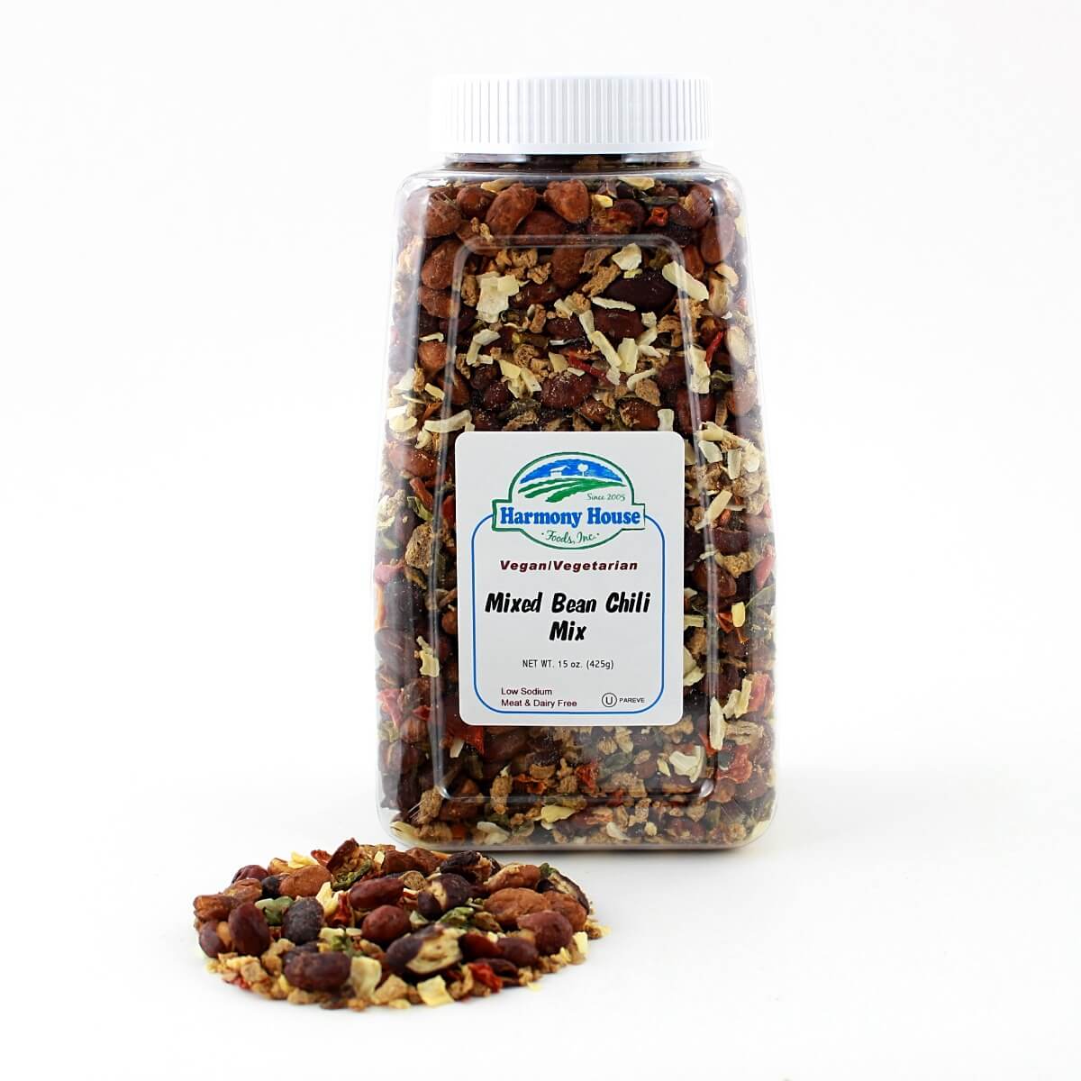 Harmony House Mixed Bean Chili Mix - Plain (15 oz) - Image 3