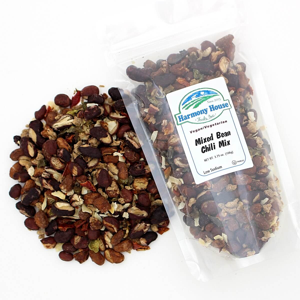 Harmony House Mixed Bean Chili Mix - Plain (3.75 oz) - Image 3