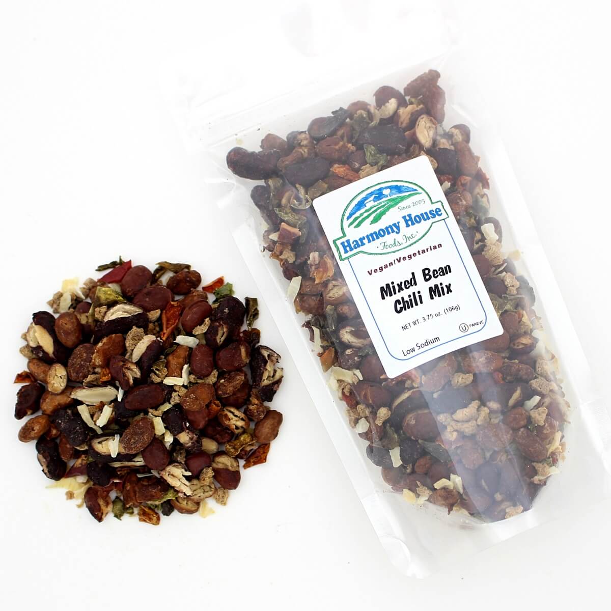 Harmony House Mixed Bean Chili Mix - Plain (3.75 oz) - Image 4