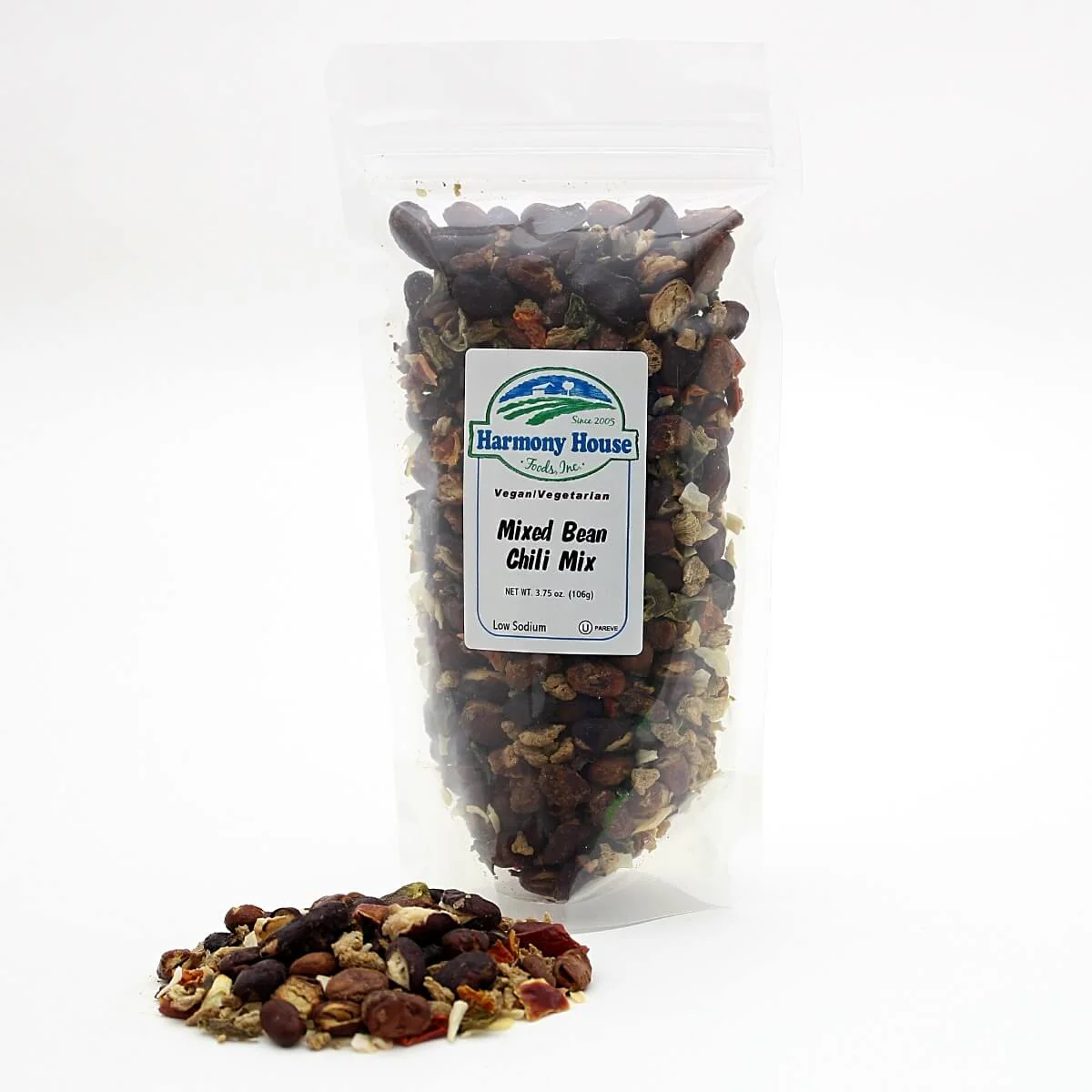 Harmony House Mixed Bean Chili Mix - Plain (3.75 oz) - Image 5