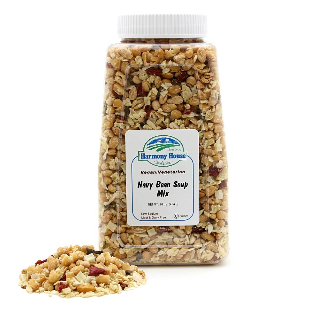 Harmony House Navy Bean Soup Mix - Plain (15 oz) - Image 3