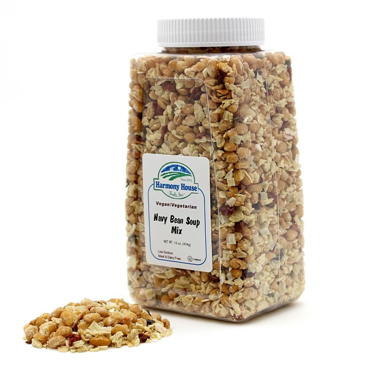 Harmony House Navy Bean Soup Mix - Plain (15 oz) - Image 4