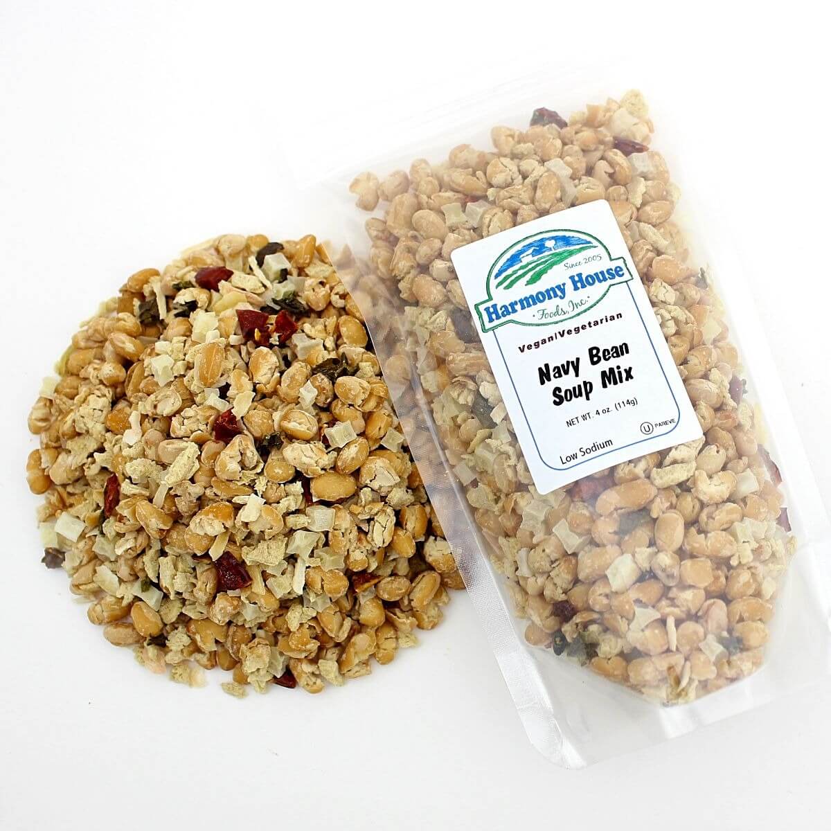 Harmony House Navy Bean Soup Mix - Plain (4 oz) - Image 3