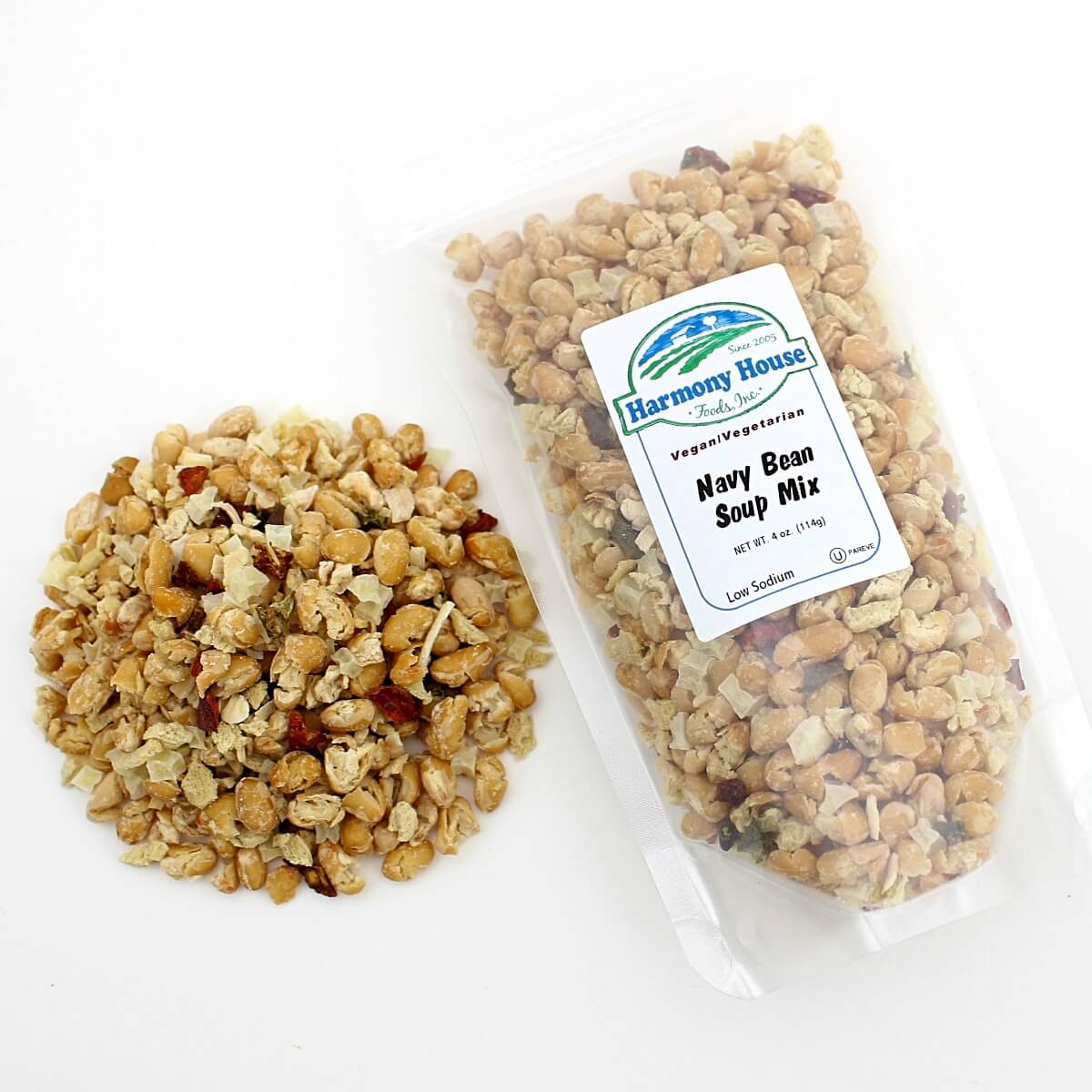 Harmony House Navy Bean Soup Mix - Plain (4 oz) - Image 4
