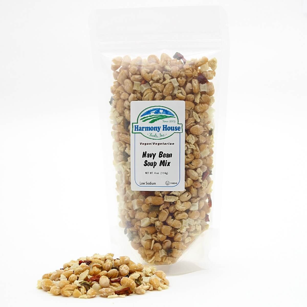 Harmony House Navy Bean Soup Mix - Plain (4 oz) - Image 5