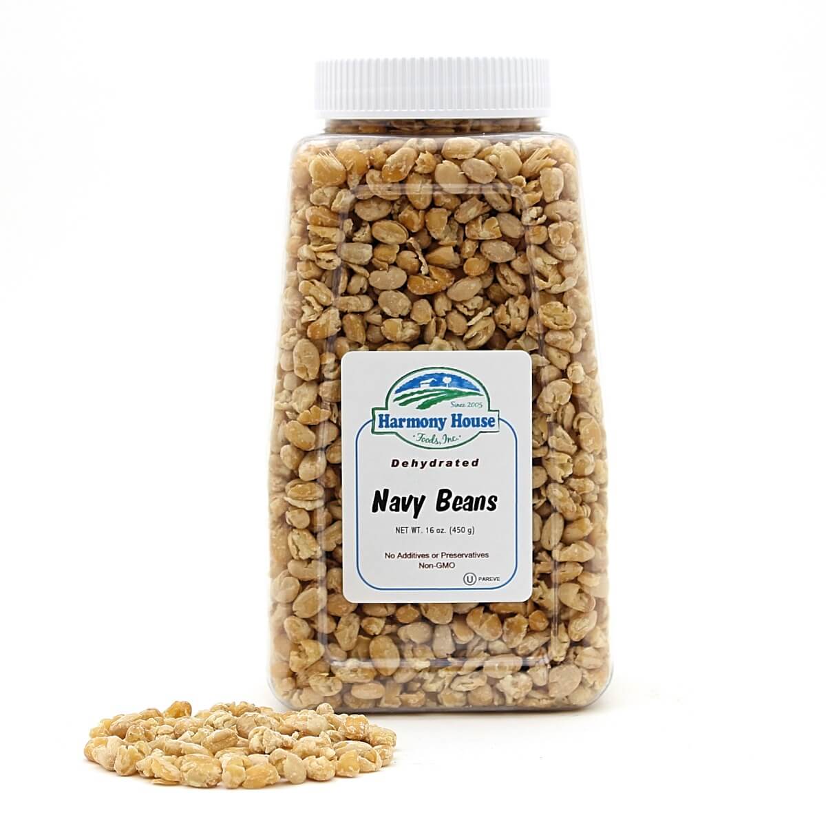 Harmony House Navy Beans (16 oz) - Image 2