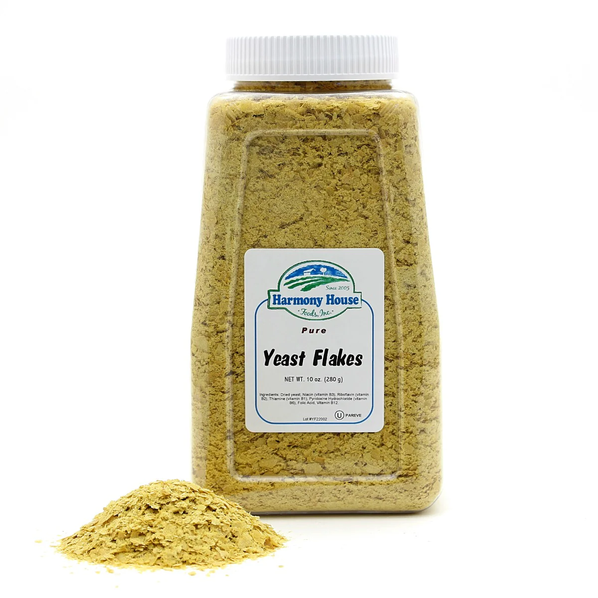 Harmony House Nutritional Yeast Flakes (10 oz) - Image 3