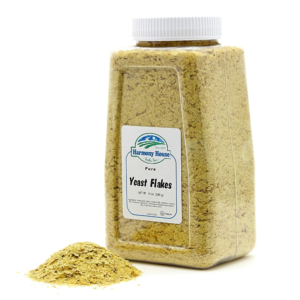 Harmony House Nutritional Yeast Flakes (10 oz) - Image 4