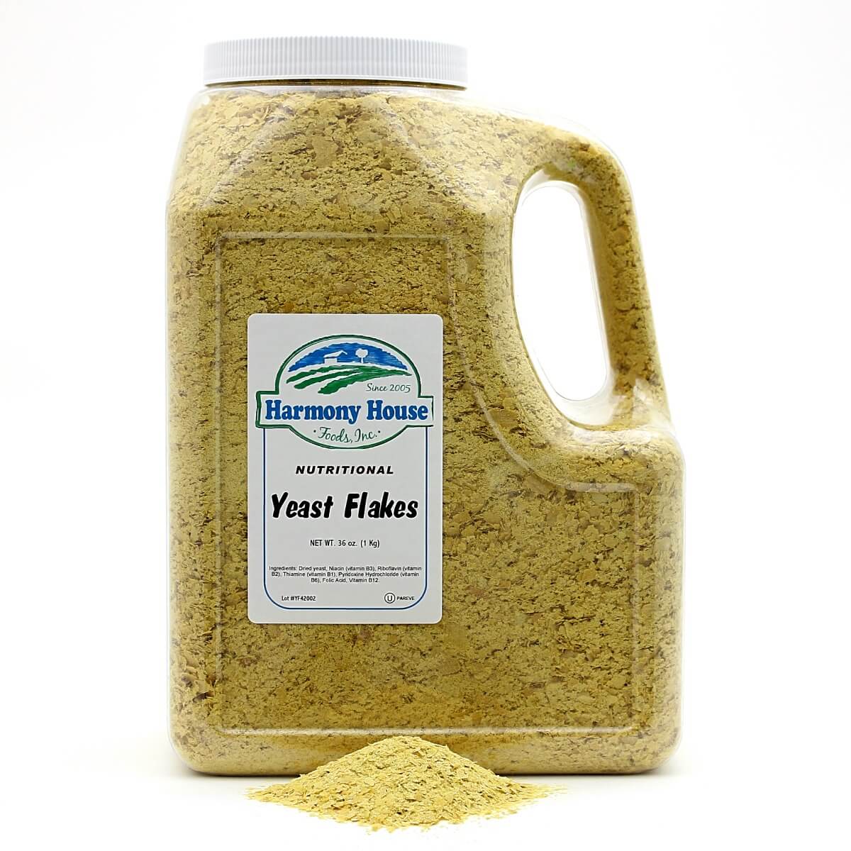 Harmony House Nutritional Yeast Flakes (36 oz) - Image 3