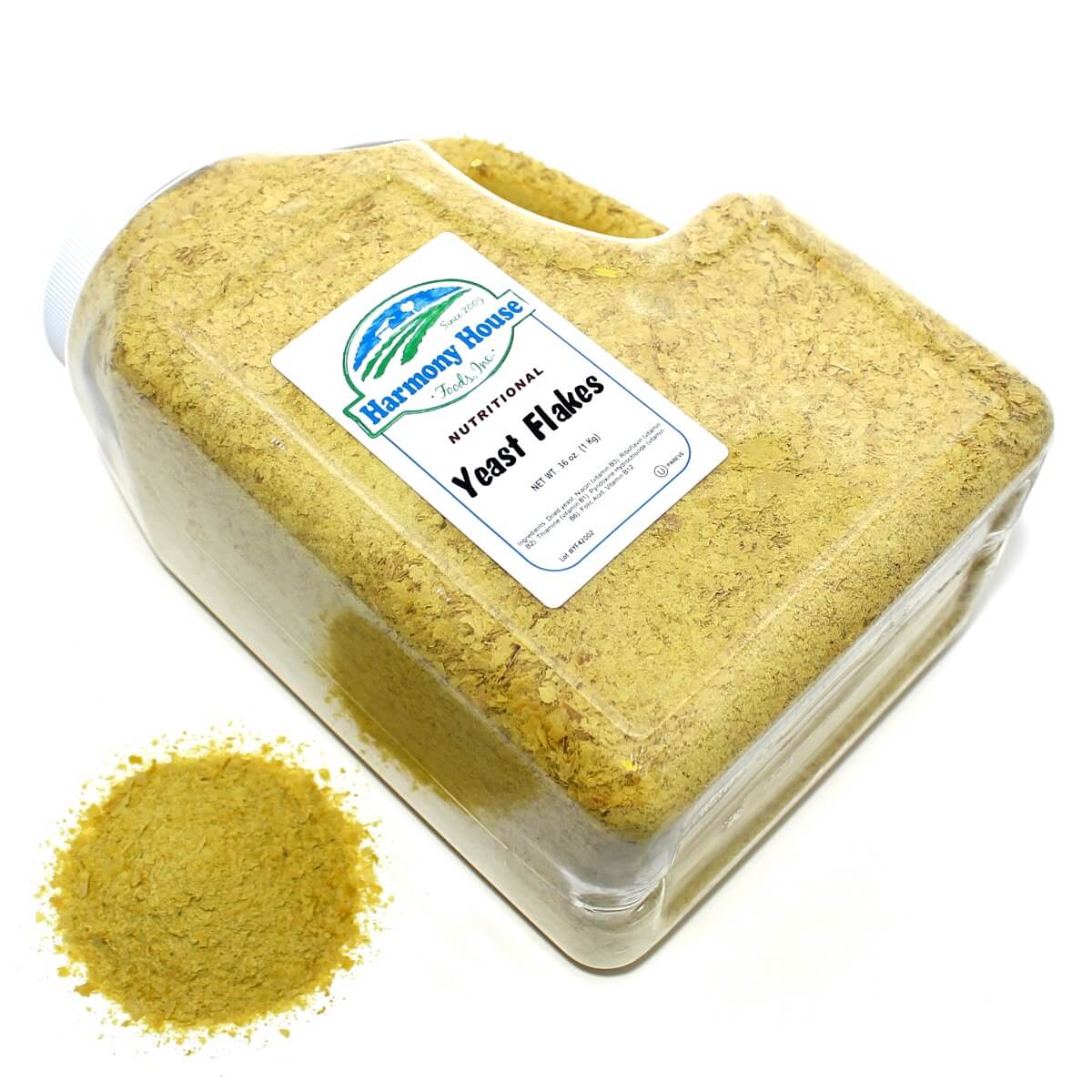 Harmony House Nutritional Yeast Flakes (36 oz) - Image 4