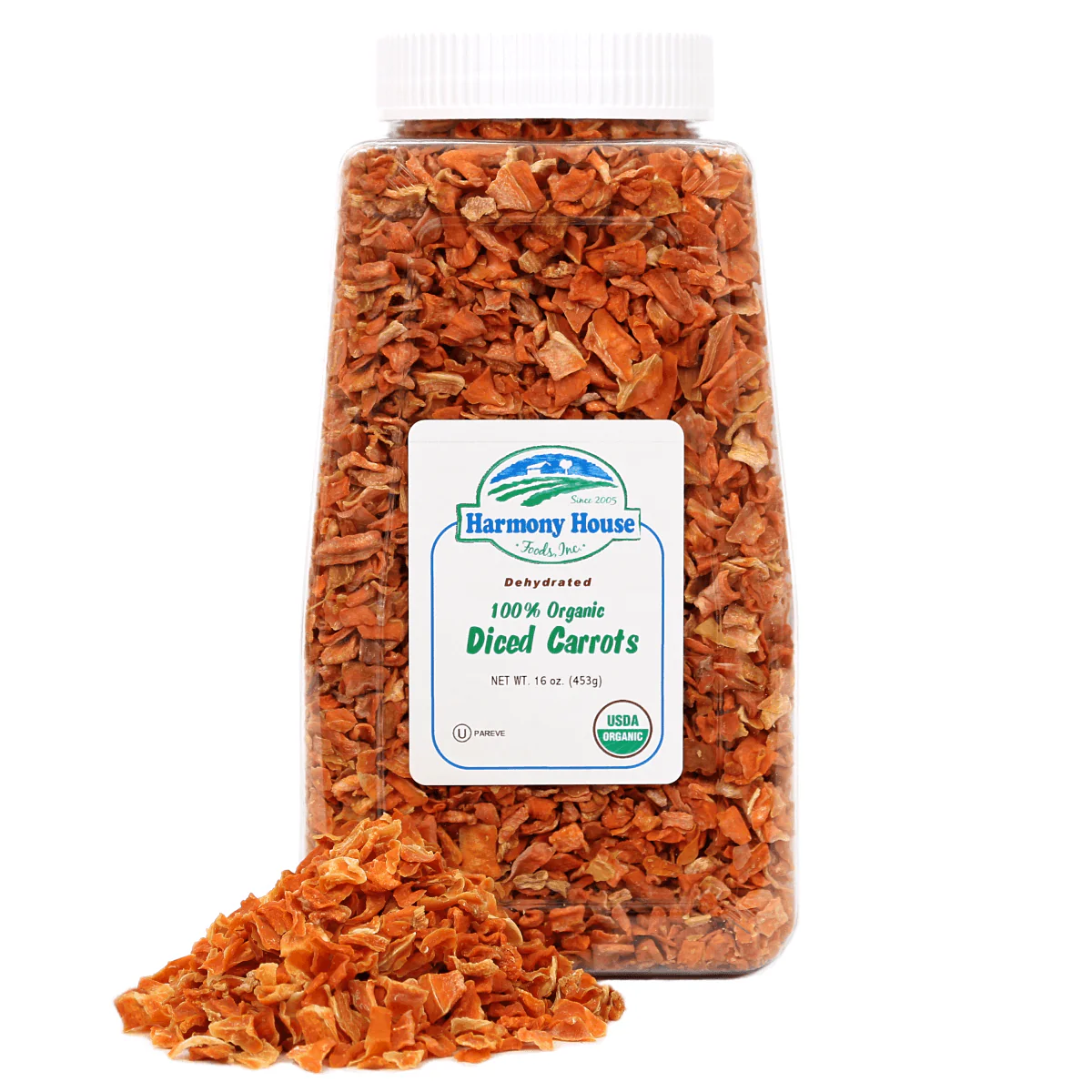 Harmony House Organic Dried Carrots (13.25 oz) - Image 3