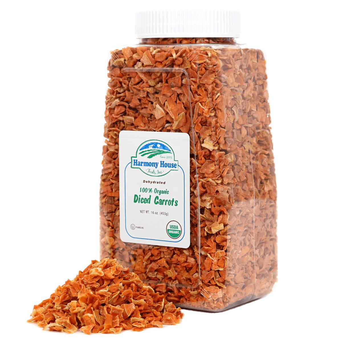 Harmony House Organic Dried Carrots (13.25 oz) - Image 4