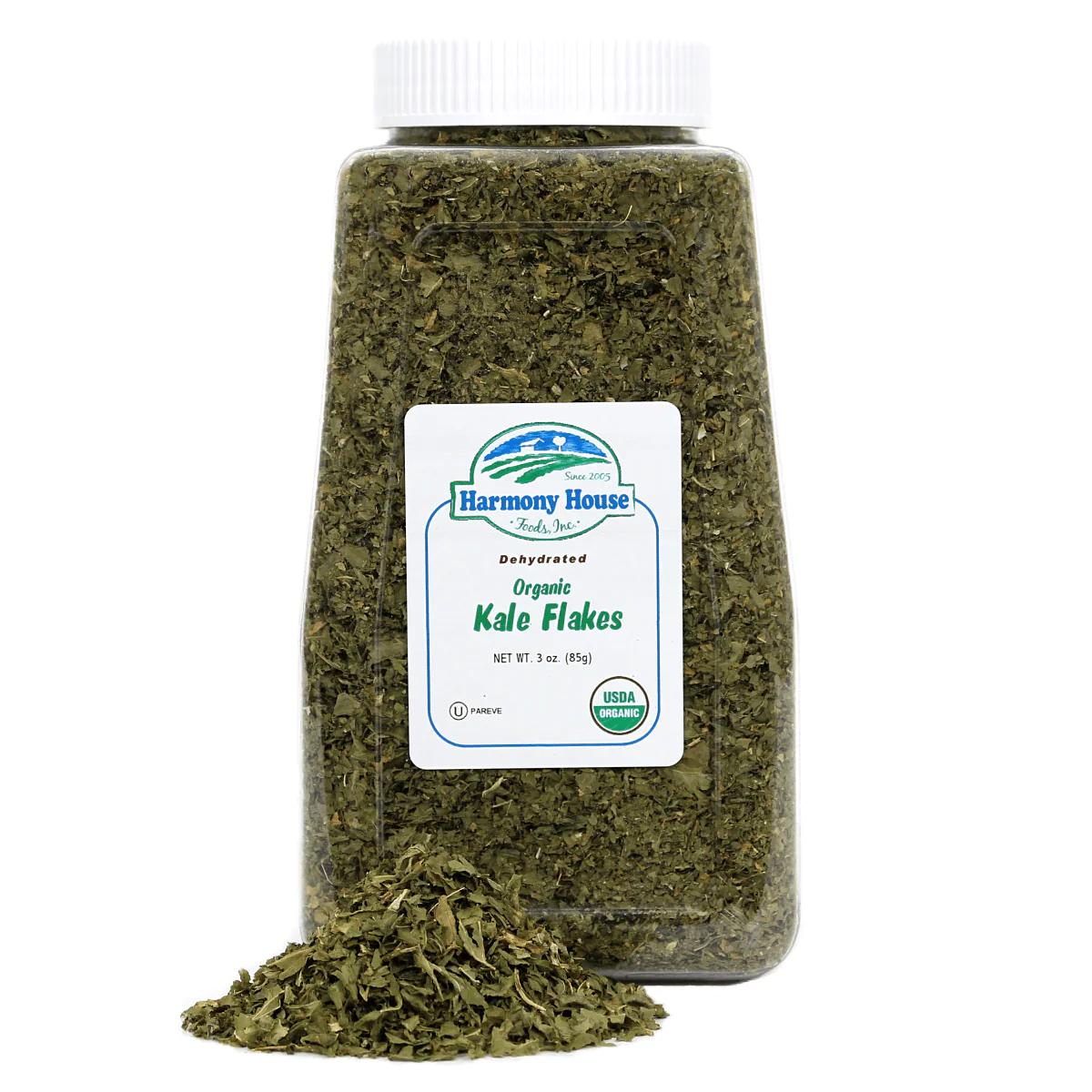 Harmony House Organic Dried Kale Flakes (2.5 oz) - Image 3